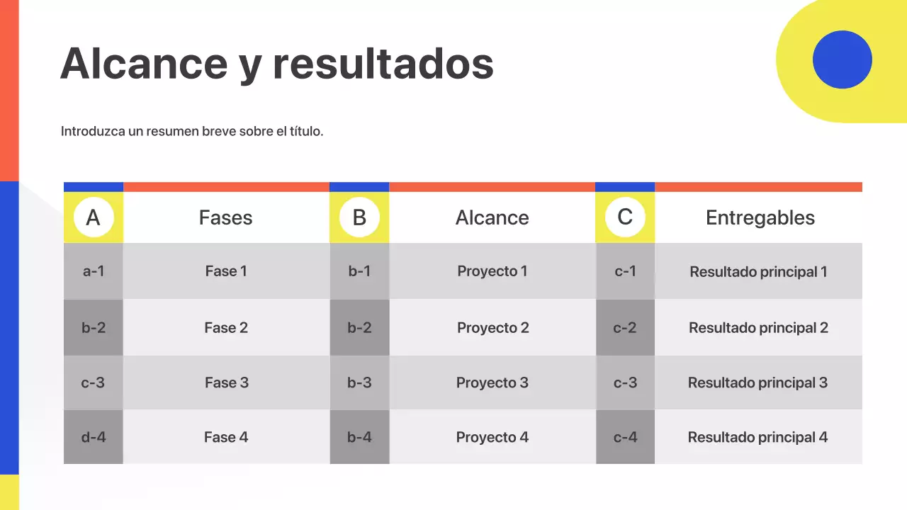Presentación de lanzamiento de reunión empresarial geométrica colorida