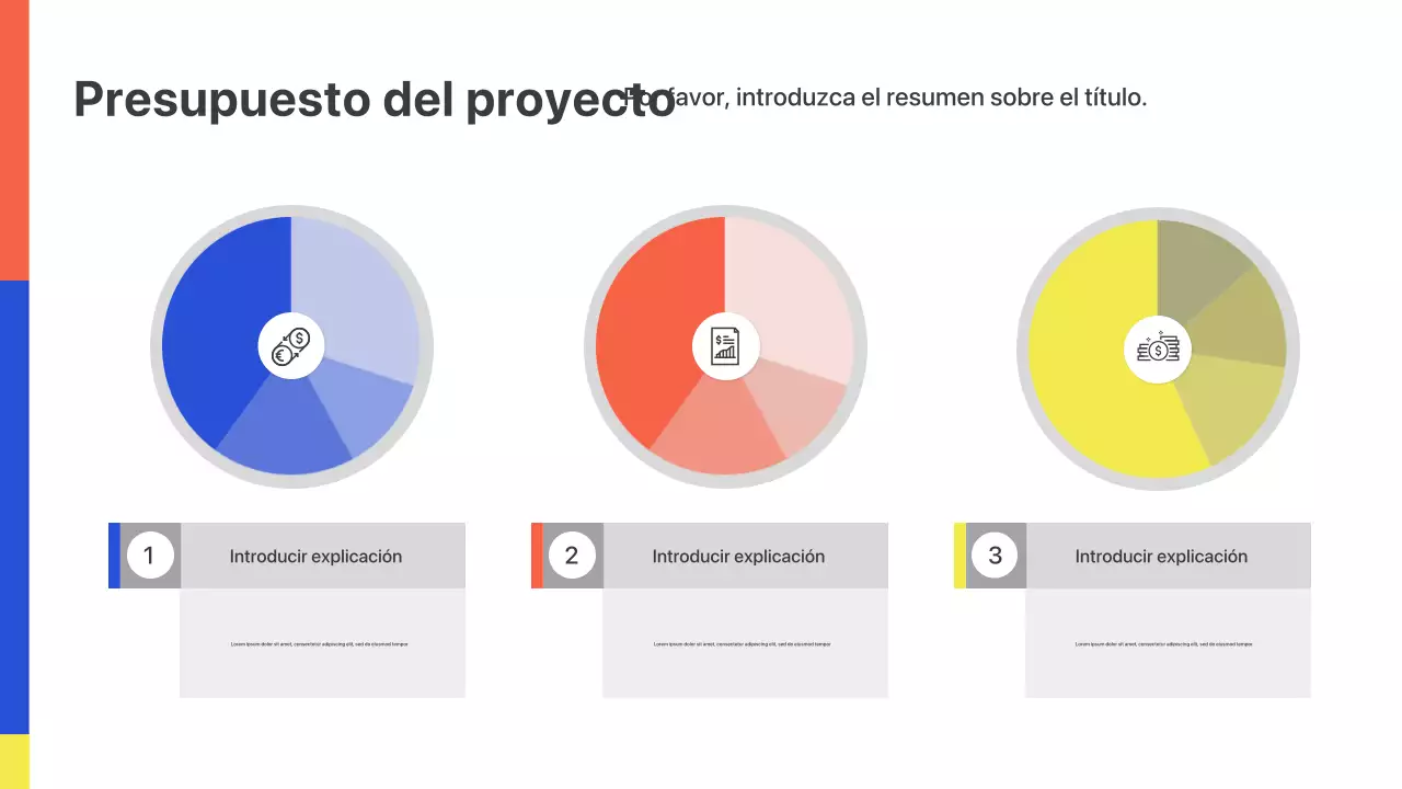 Presentación de lanzamiento de reunión empresarial geométrica colorida