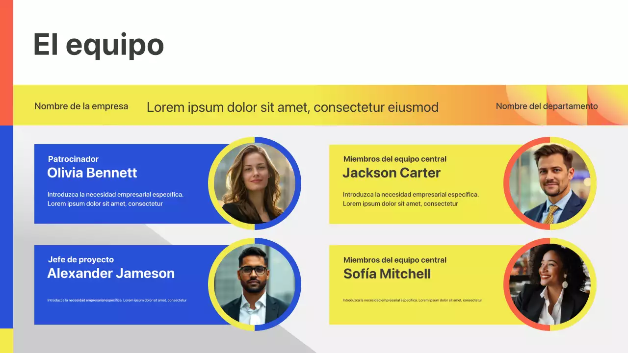 Presentación de lanzamiento de reunión empresarial geométrica colorida