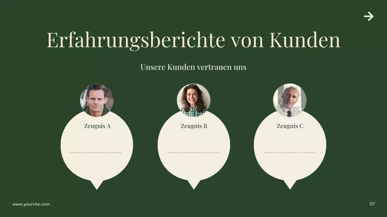 grüne moderne Reisewerbung