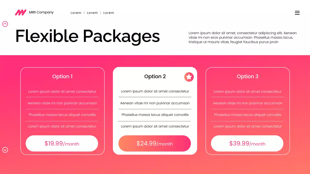 Bài thuyết trình tiếp thị kỹ thuật số hiện đại với hiệu ứng chuyển màu hồng và cam