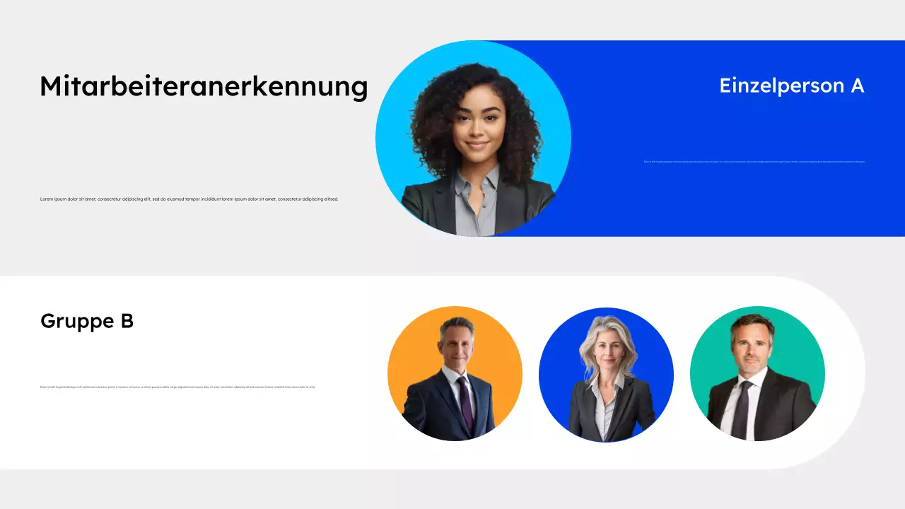 Ankündigung einer modernen Rathauspräsentation