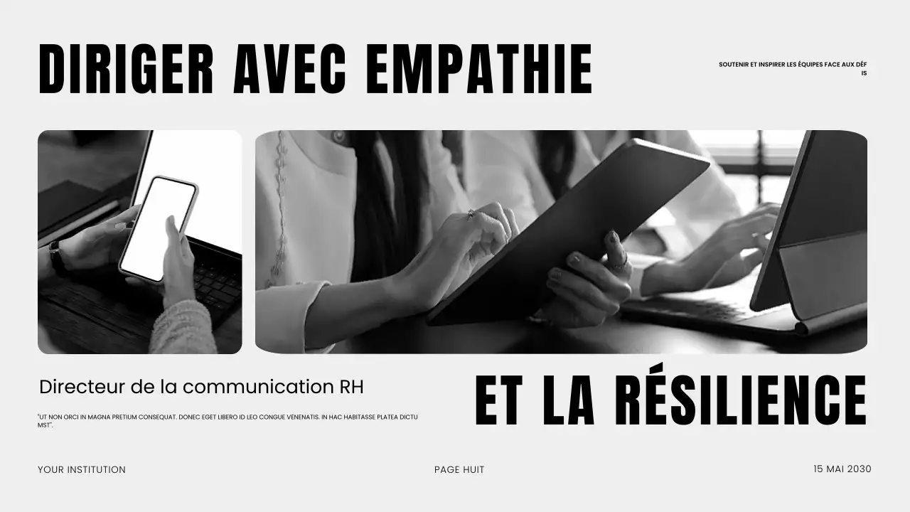 Présentation du webinaire d'entreprise