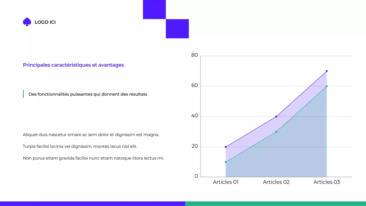 présentation de la santé moderne bleue
