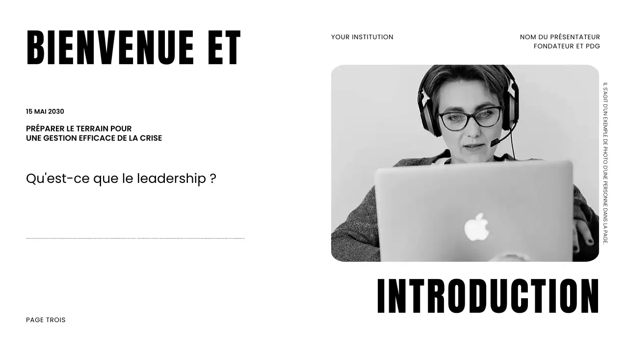 Présentation du webinaire d'entreprise