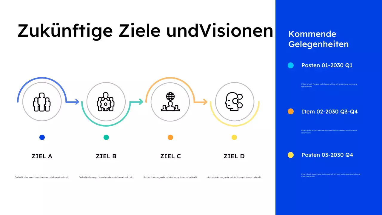 Ankündigung einer modernen Rathauspräsentation