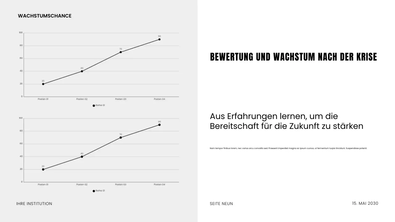 Präsentation des Business-Webinars