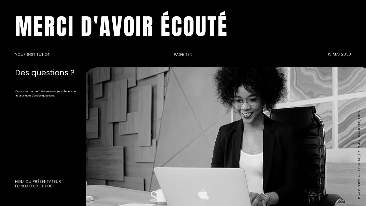 Présentation du webinaire d'entreprise