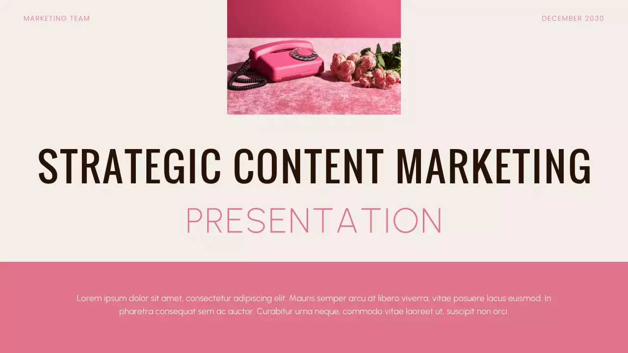 Brown Modern Marketing Presentation