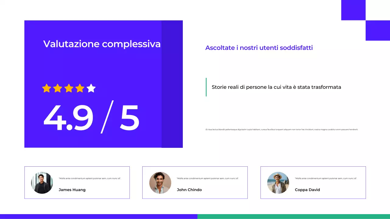 presentazione moderna della salute blu