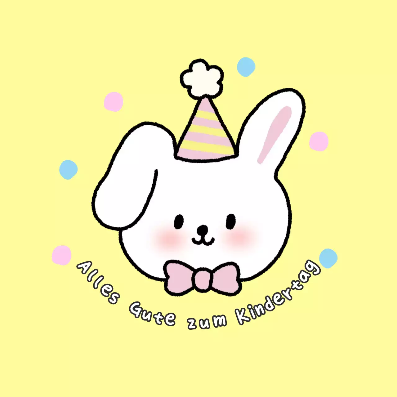 Rosa Baby feiert den Kindertag