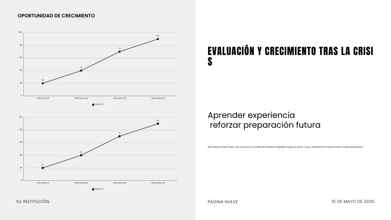 Presentación del seminario web empresarial