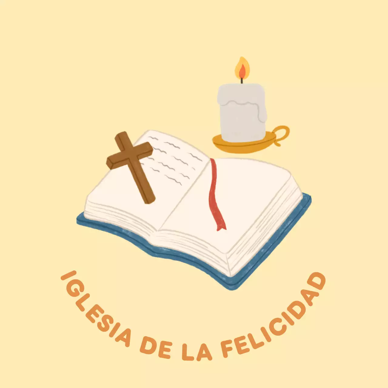 Guía religiosa sencilla de marfil