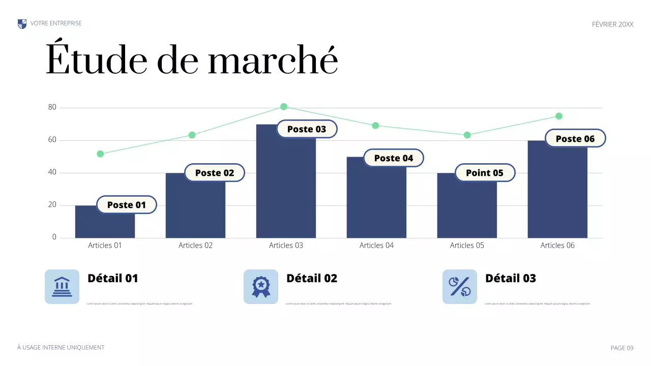 présentation juridique professionnelle bleue
