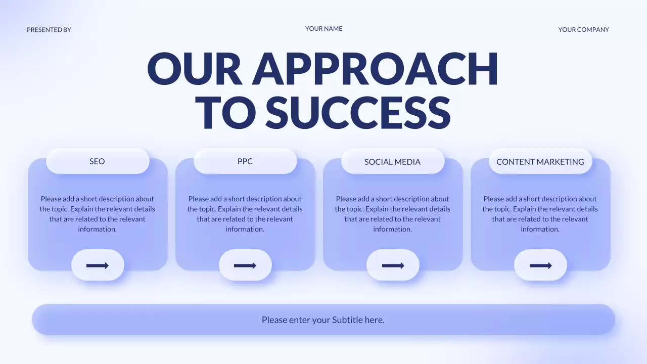 퍼플 디지털 마케팅 에이전시 프레젠테이션