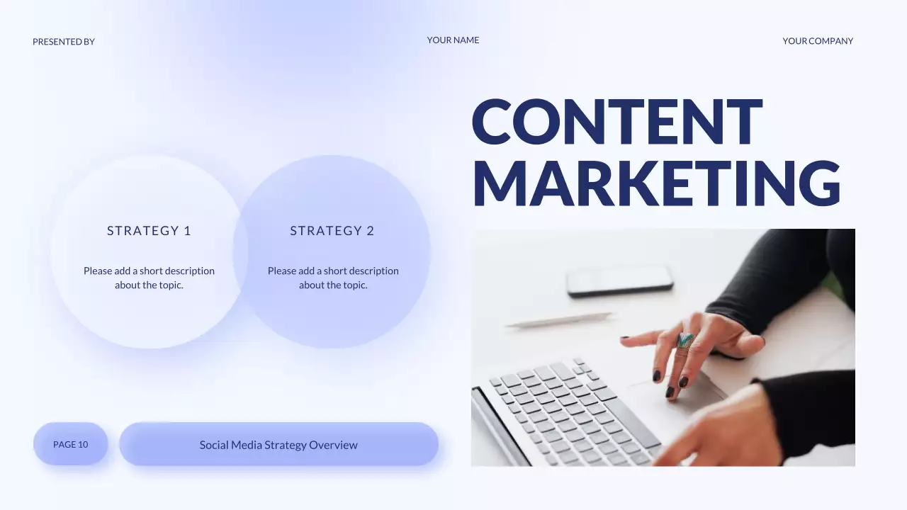 퍼플 디지털 마케팅 에이전시 프레젠테이션