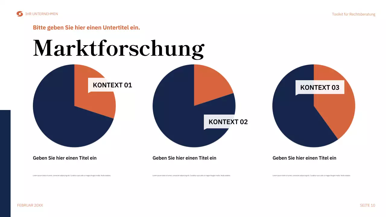 Orange Moderner Rechtsleitfaden