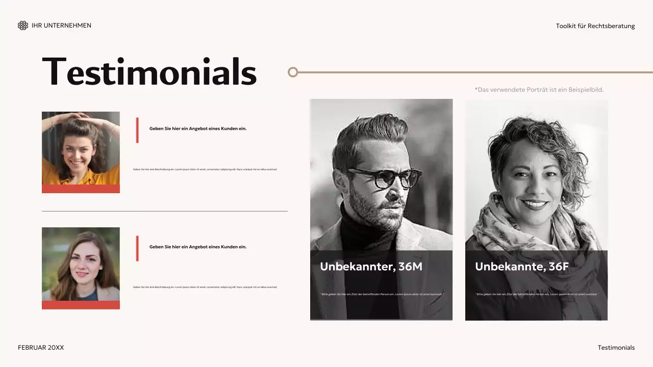 roter moderner Beratungsleitfaden