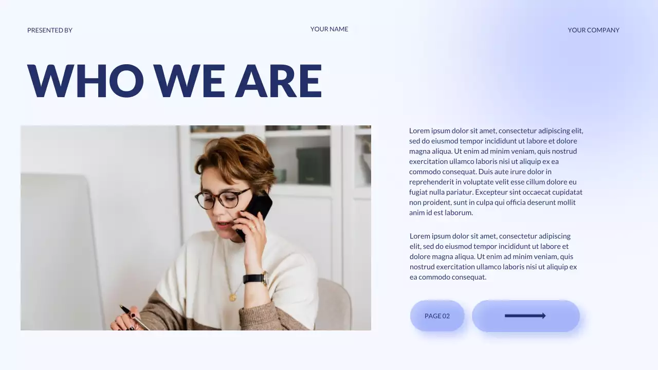 퍼플 디지털 마케팅 에이전시 프레젠테이션