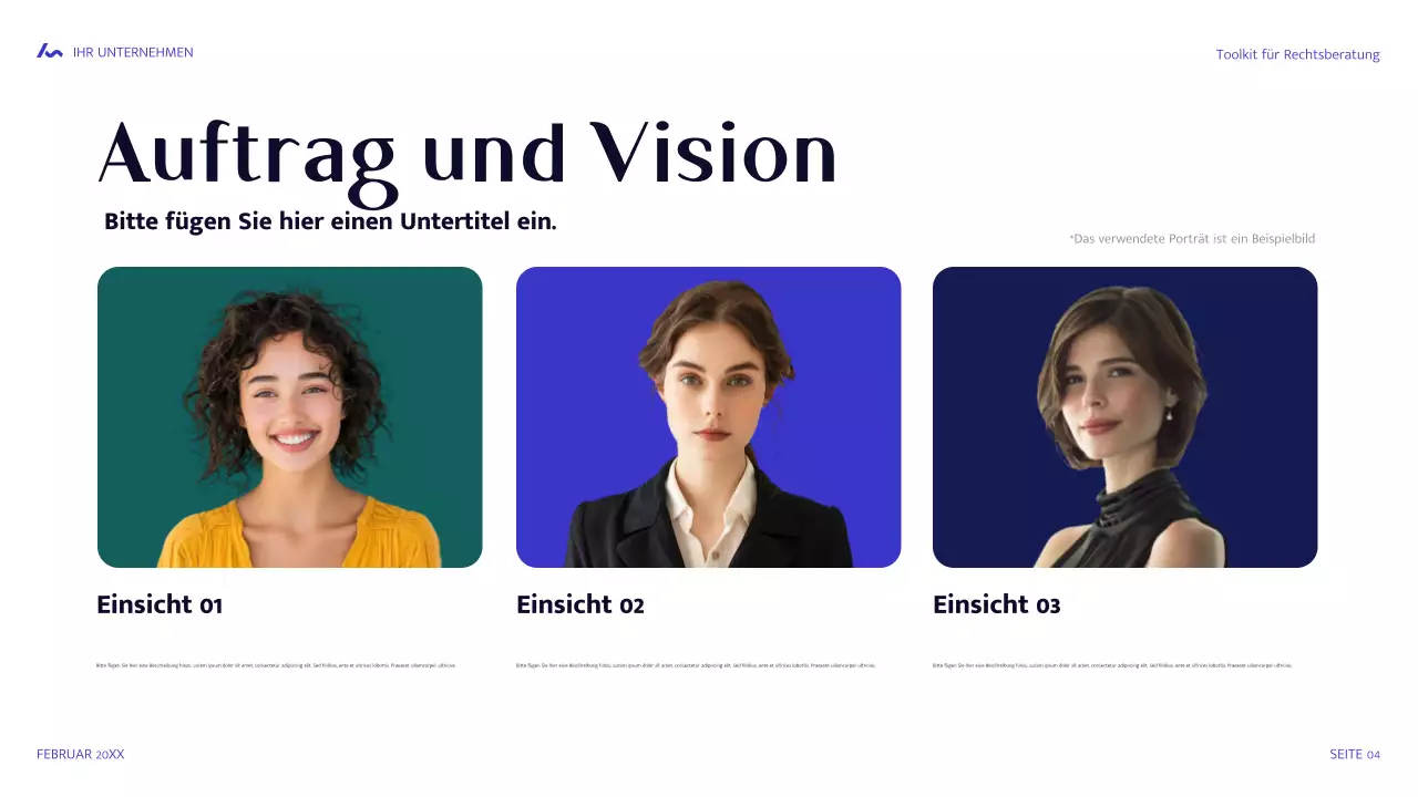 blauer moderner Rechtsleitfaden