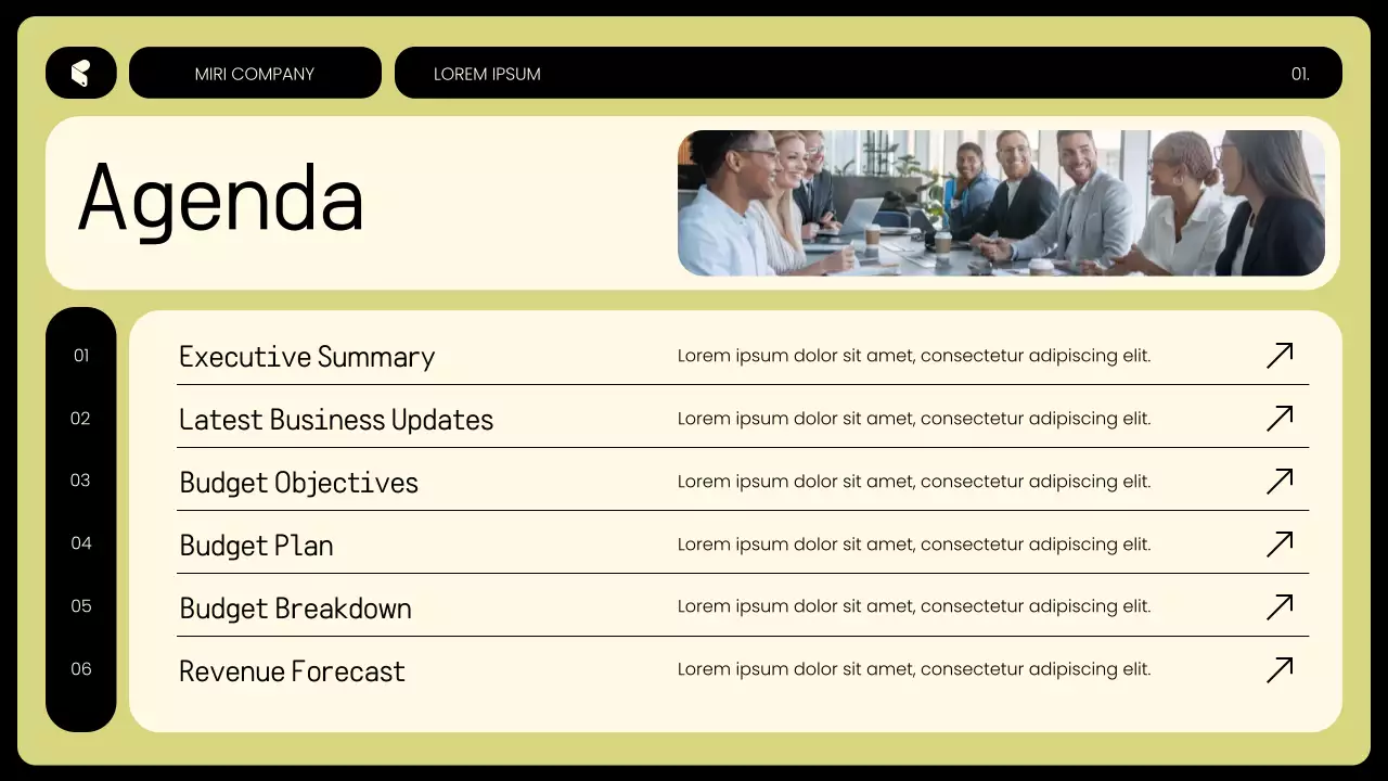 Yellow Modern Budget Planning Presentation