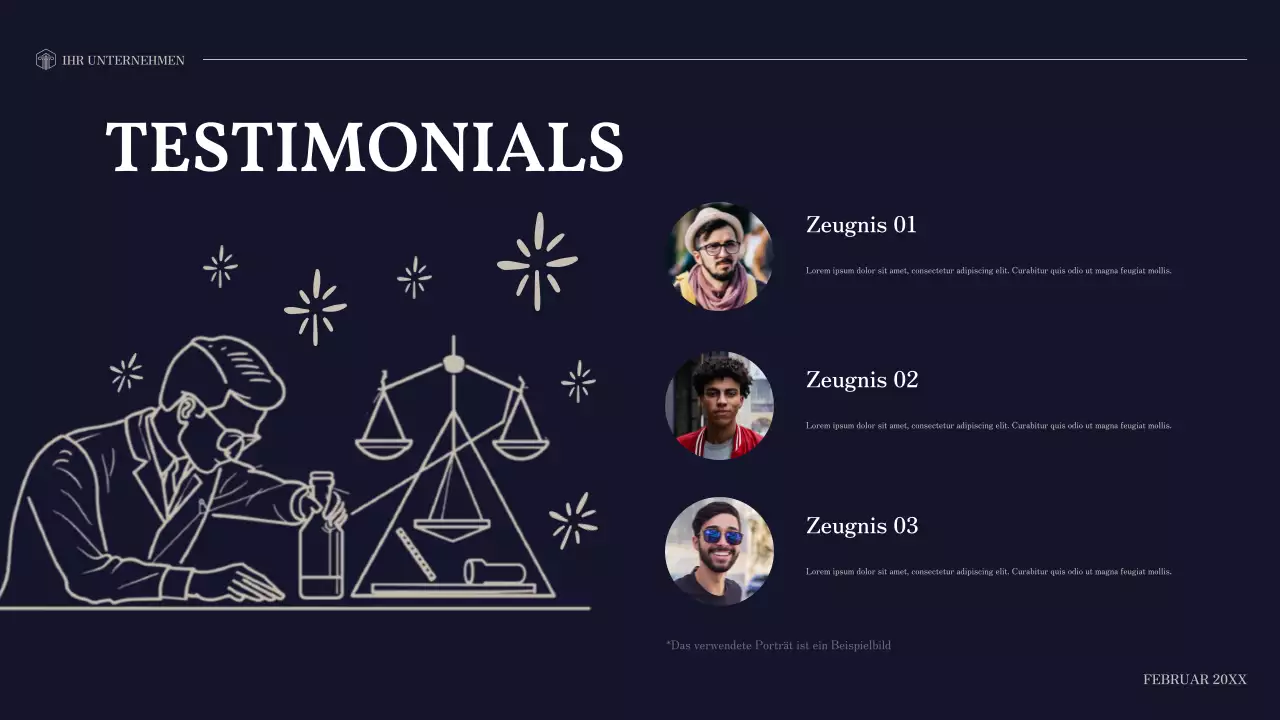 professionelles Rechtsdokument der Marine