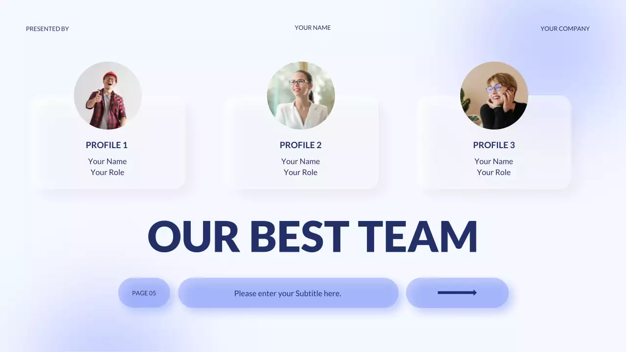 퍼플 디지털 마케팅 에이전시 프레젠테이션