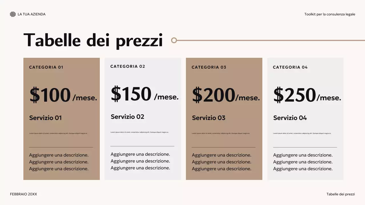 guida di consulenza moderna rossa