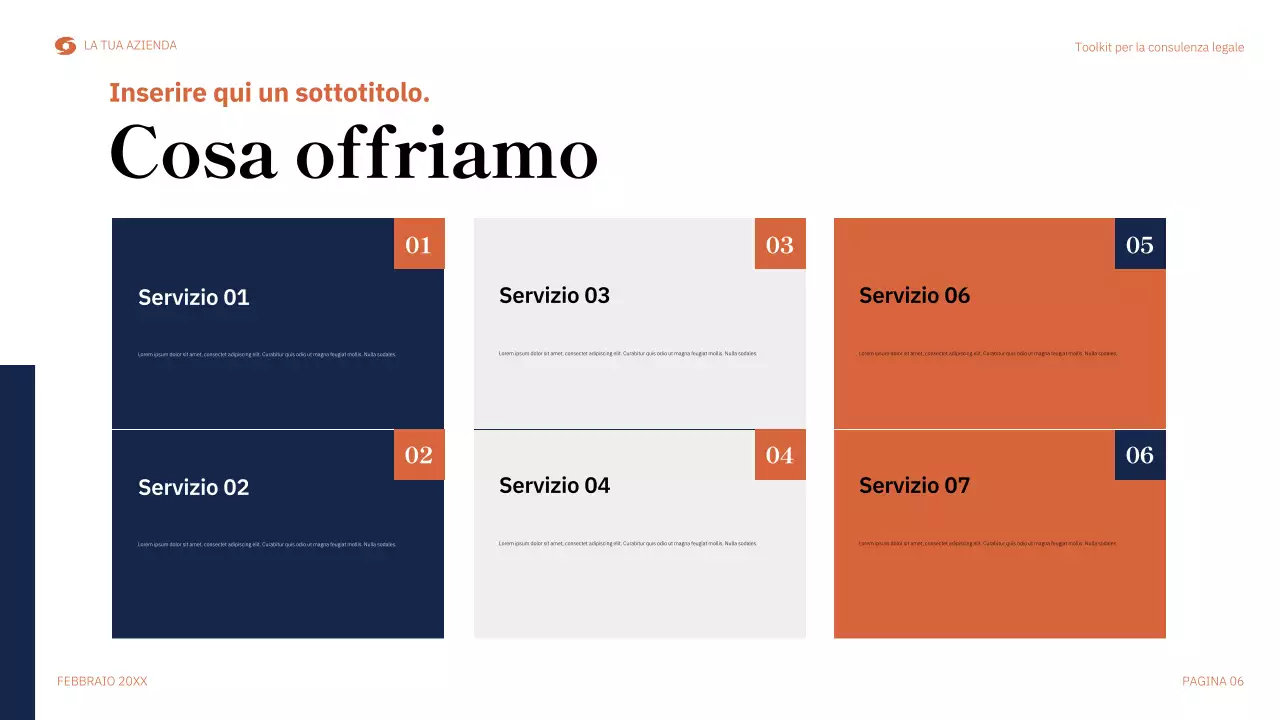 guida legale moderna arancione