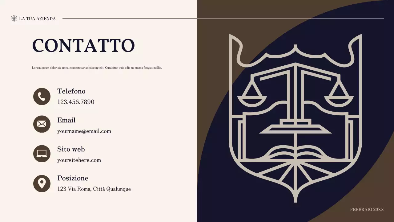 documento legale professionale della marina