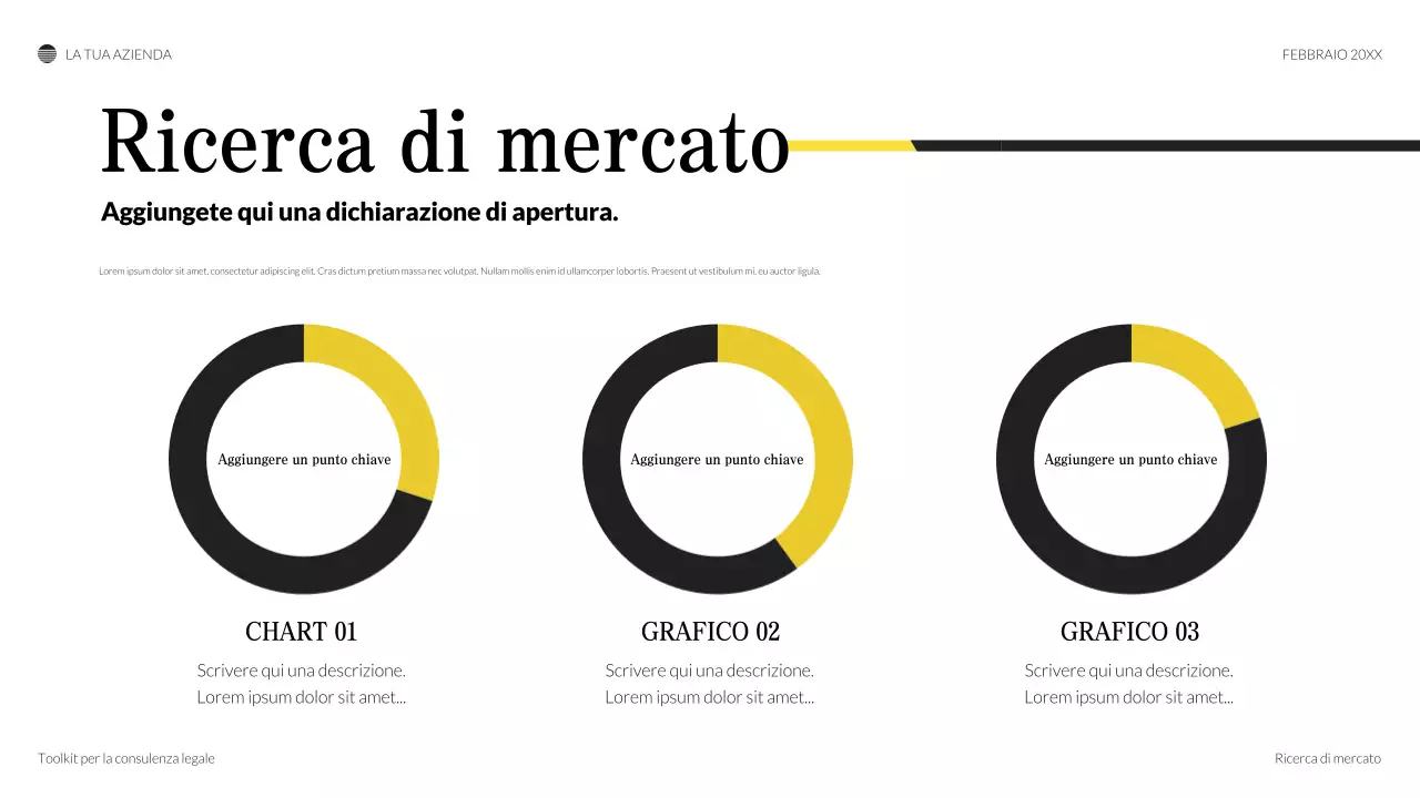 presentazione legale classica nera