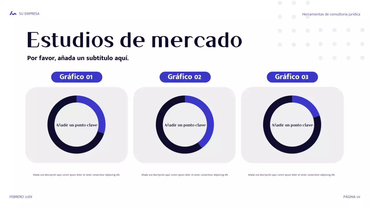 Guía legal moderna azul