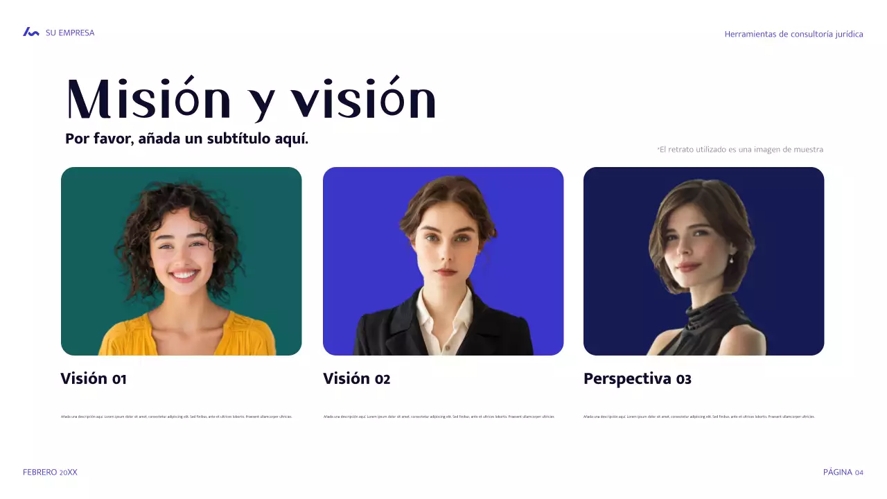 Guía legal moderna azul