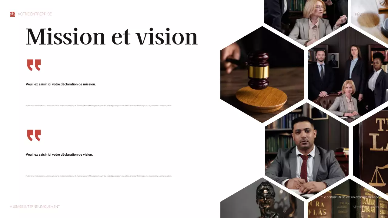 document juridique élégant rouge