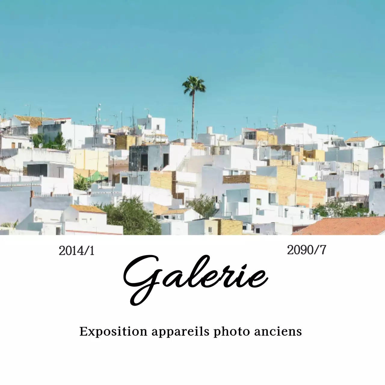 Guide de l'exposition Sky Blue Vintage