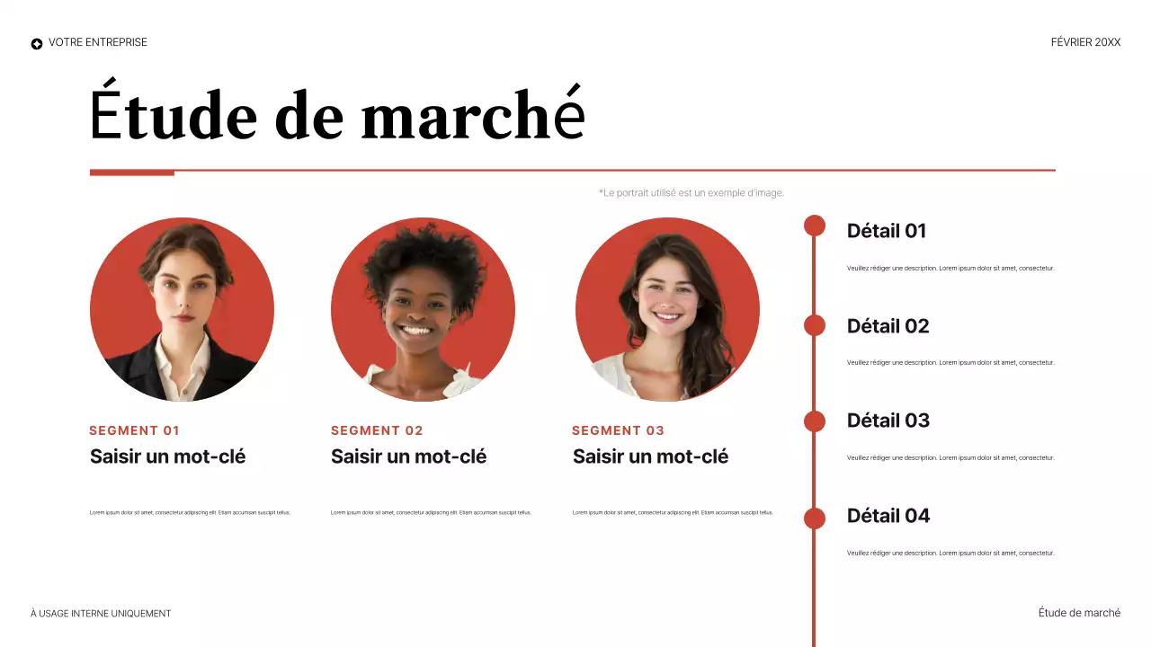 présentation juridique élégante rouge