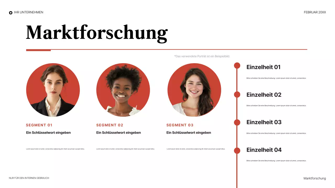 rote elegante juristische präsentation