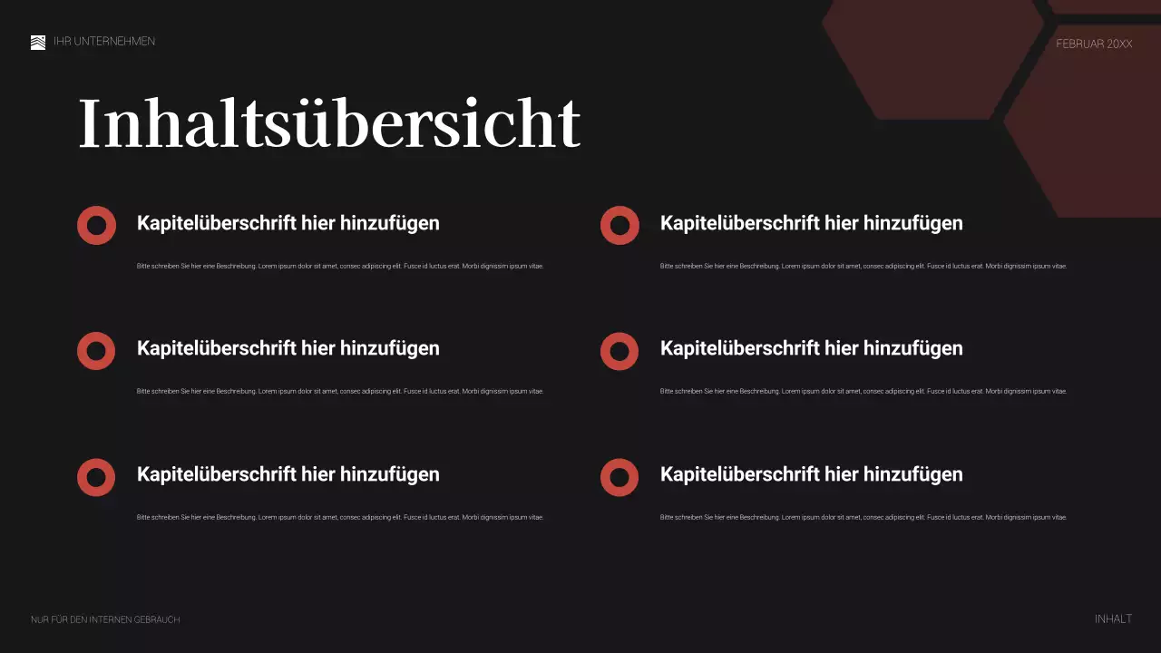 rotes elegantes rechtsdokument