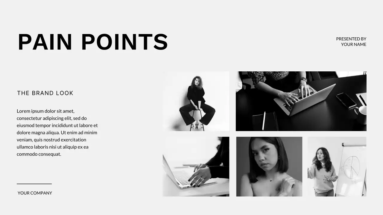 White and Black Content Marketing Presentation