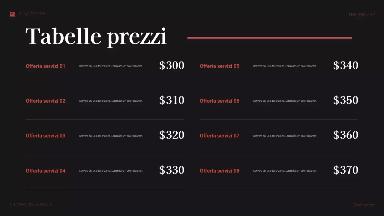 documento legale rosso elegante