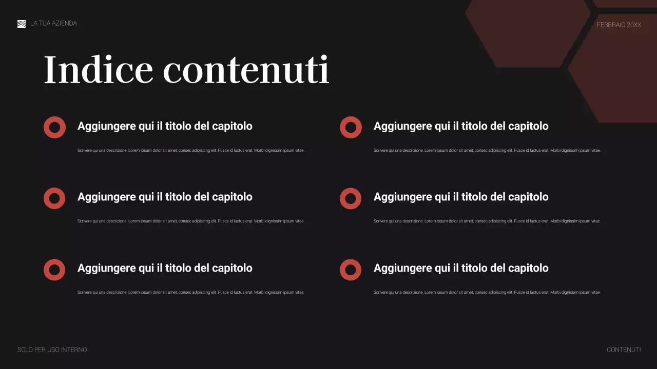 documento legale rosso elegante