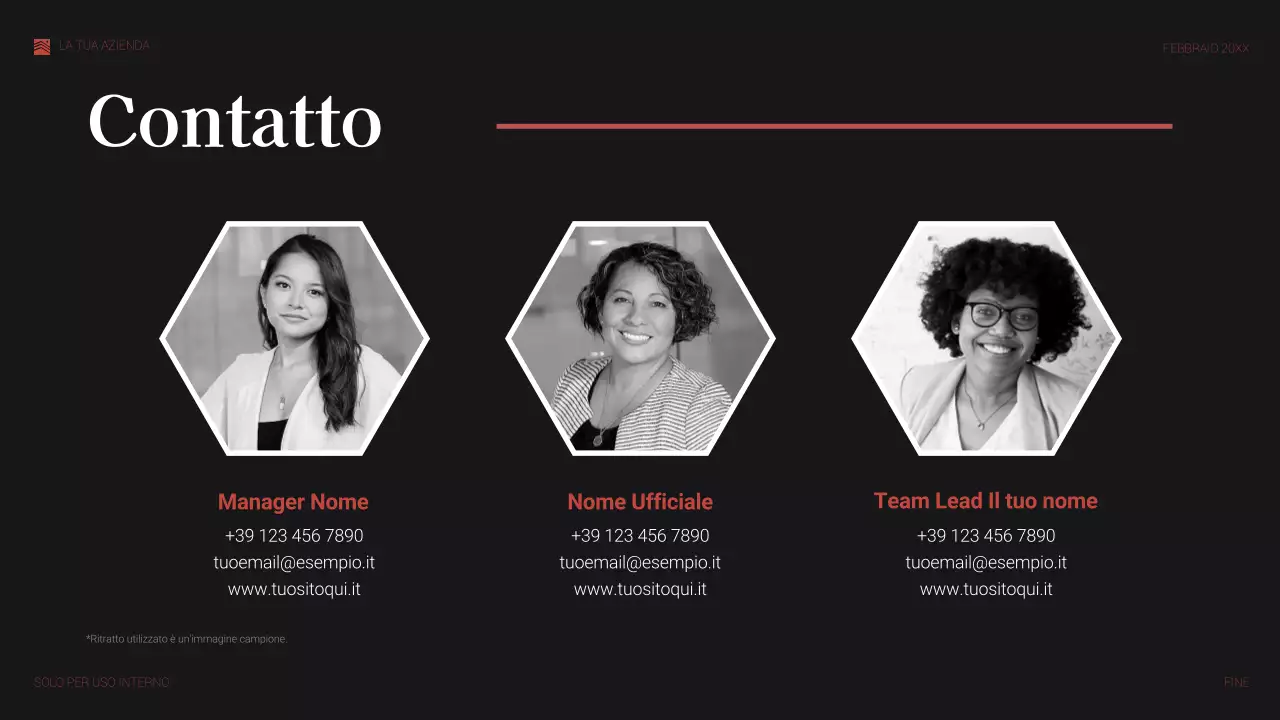 documento legale rosso elegante