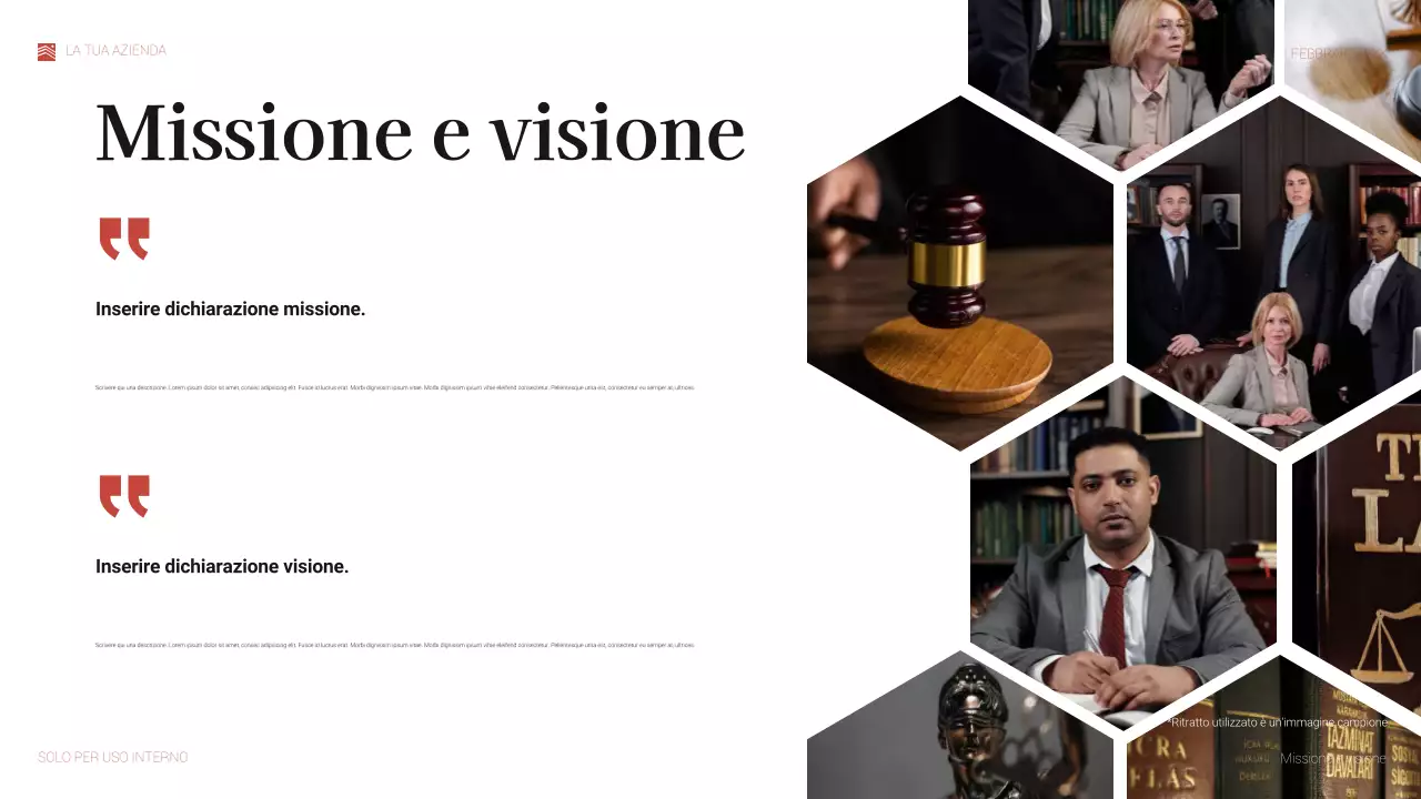 documento legale rosso elegante