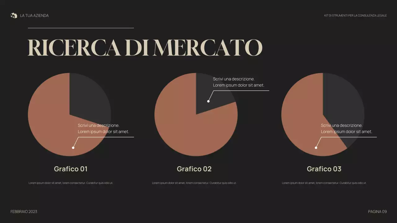 presentazione legale professionale grigia