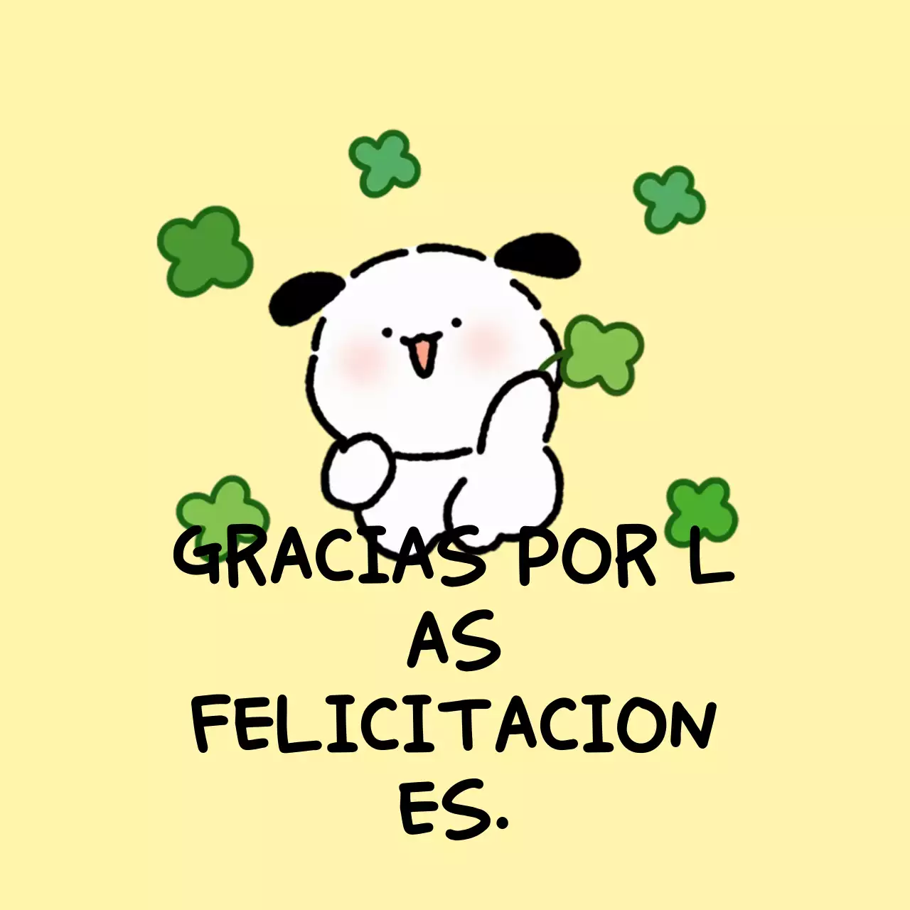 Postal de felicitaciones para bebé amarilla