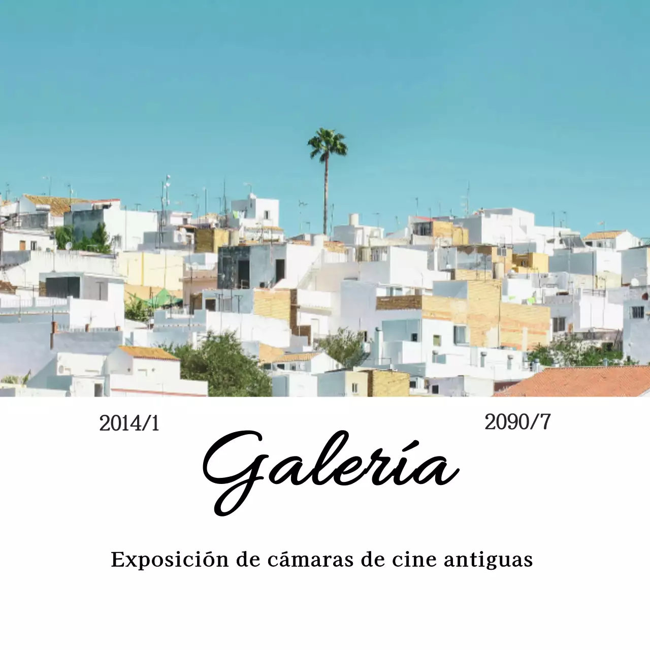 Guía de la exposición Sky Blue Vintage