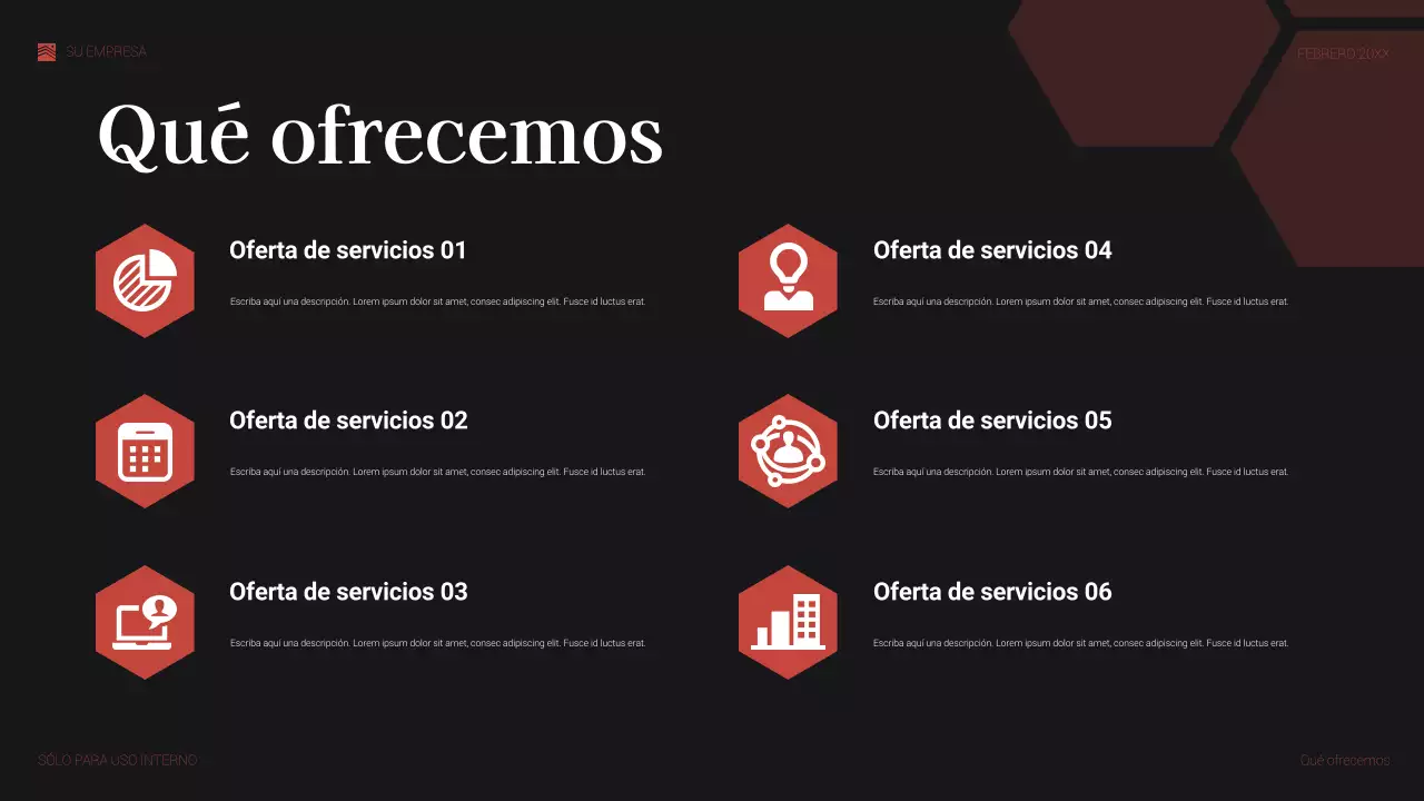 Documento legal elegante de color rojo