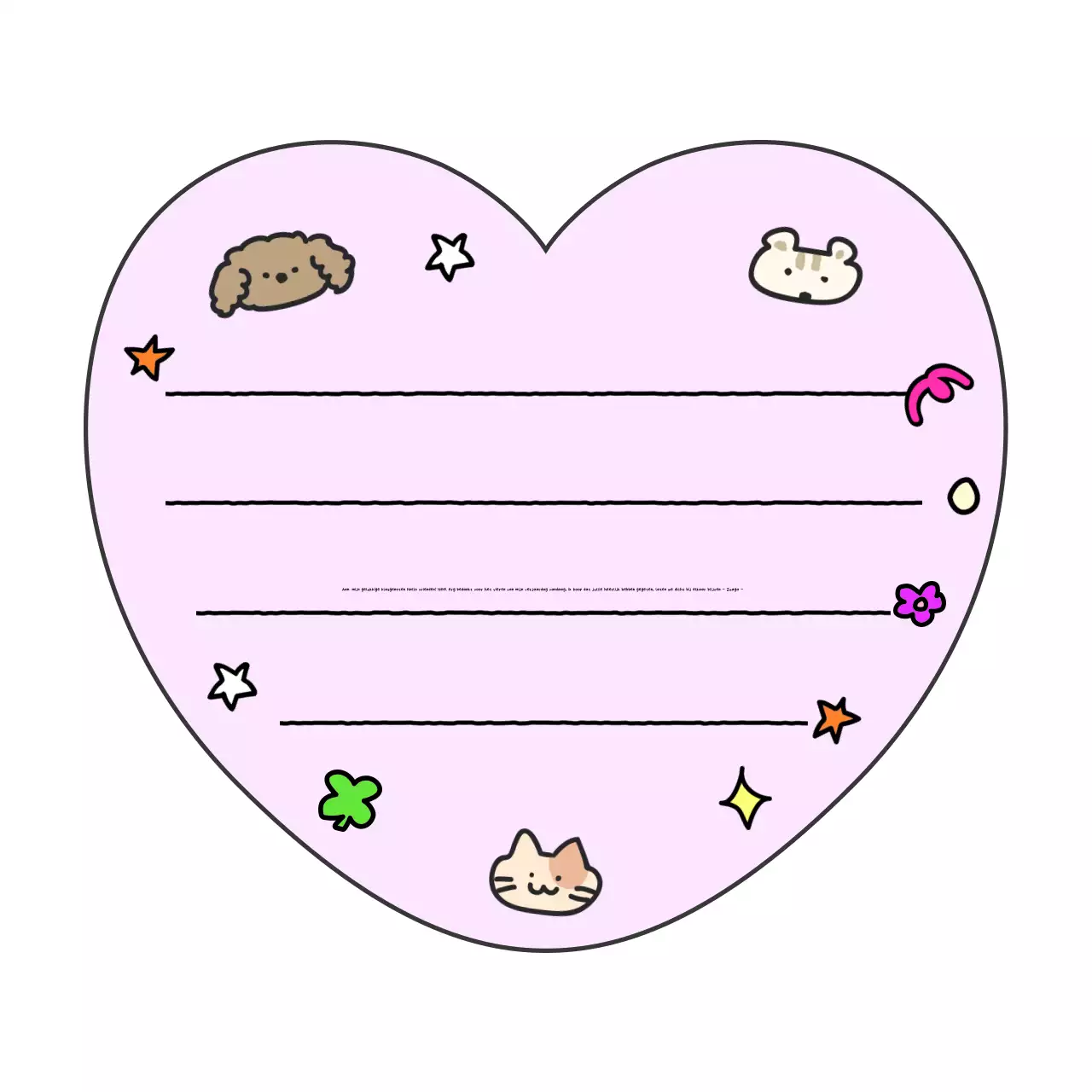 De schattige verjaardagsbrief van Yeon Bora