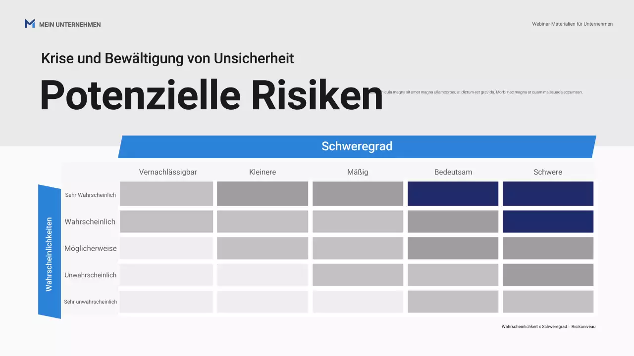 Blaue professionelle Business-Webinar-Promotion-Präsentation