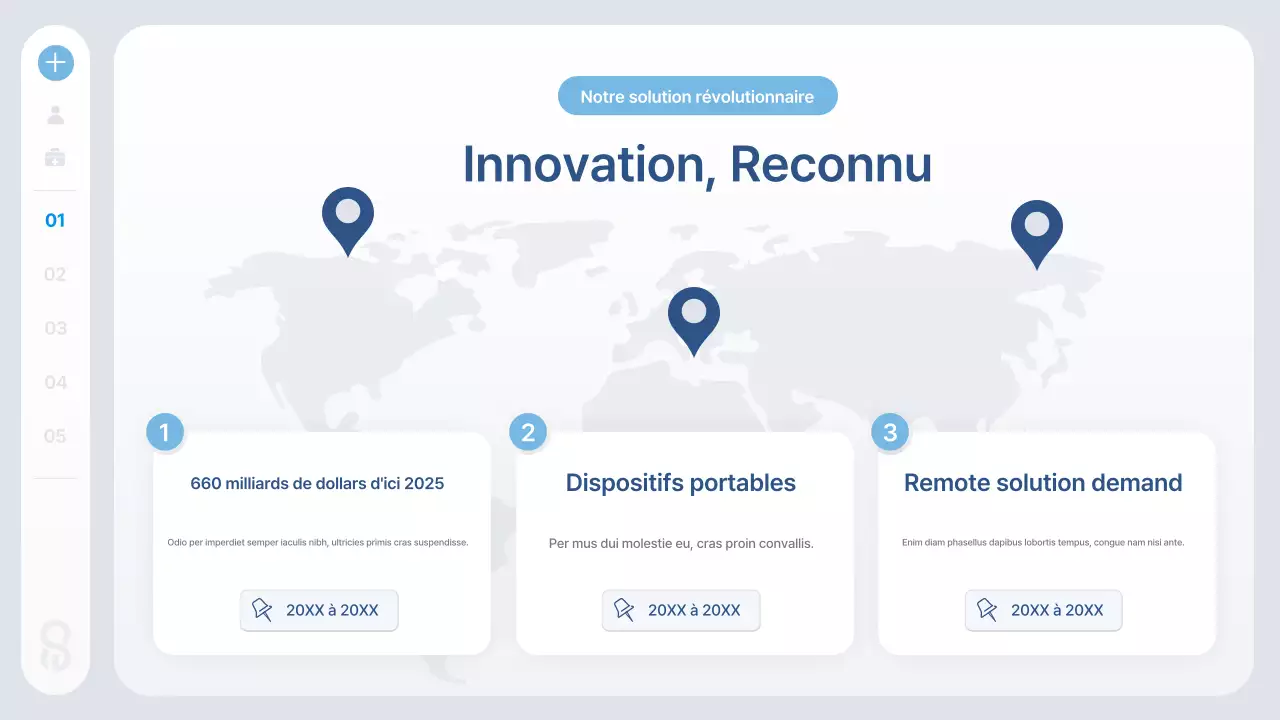 Informations sur la technologie de santé moderne bleue
